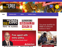 Tablet Screenshot of 1067theedgefm.com